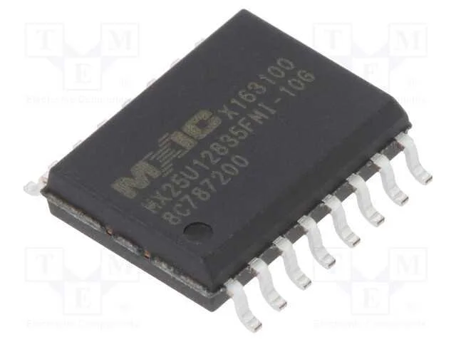 IC: memória FLASH, 128MbFLASH, 104MHz, 1,65÷2V, S.