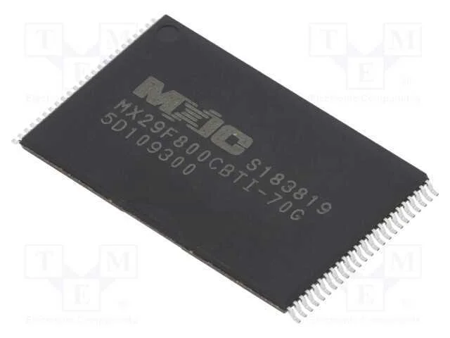 IC: memória FLASH, 8MbFLASH, 70ns, TSOP48 II, par.