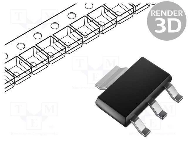 Ic: Power Switch; Low-Side; 7a; Ch: 1; N-Channel; Smd; Sot223