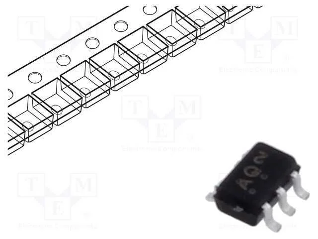 IC: digital, amort, Ch: 1, IN: 2, CMOS, SMD, SC88.