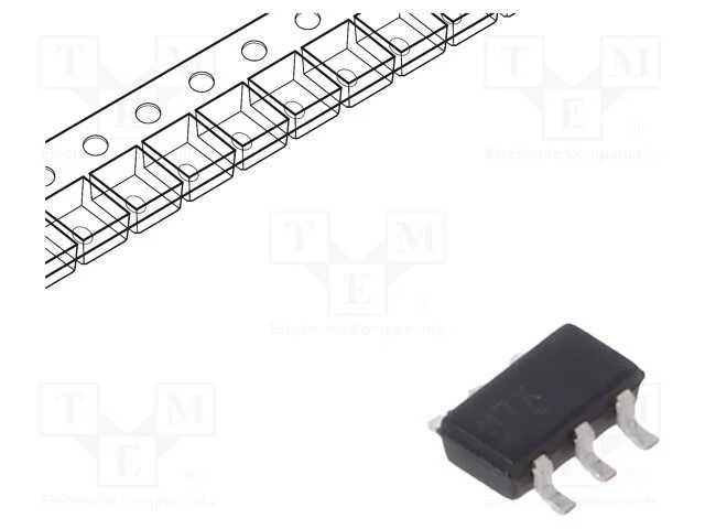 Ic: Digital; Amort.,Não Invertível; Ch: 2; Smd; Tsop6; 1,65÷5,5vdc