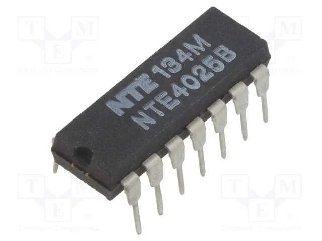 Ic: Digital; Nor; Ch: 3; In: 3; Cmos; Tht; Dip14; 3&divide;18vdc; -55&divide;125&deg;c