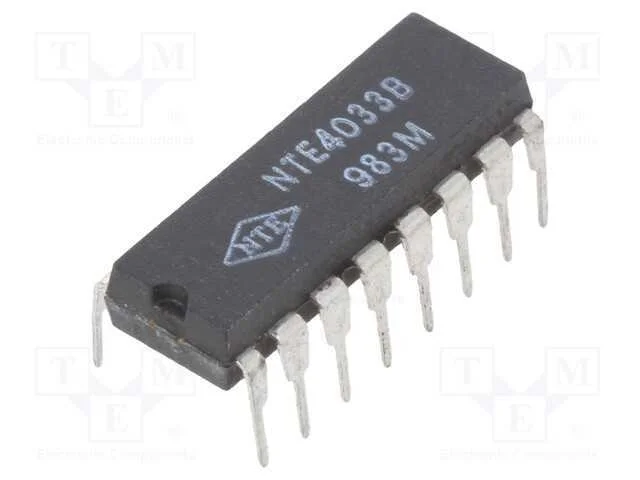 Ic: Digital; Divisor,Contador Ded&eacute;cadas; Cmos; Tht; Dip16; 3&divide;18vdc