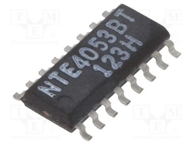 Ic: Comutador Analógico; Multiplexor; So16; 3÷18vdc; 600ua; Cmos