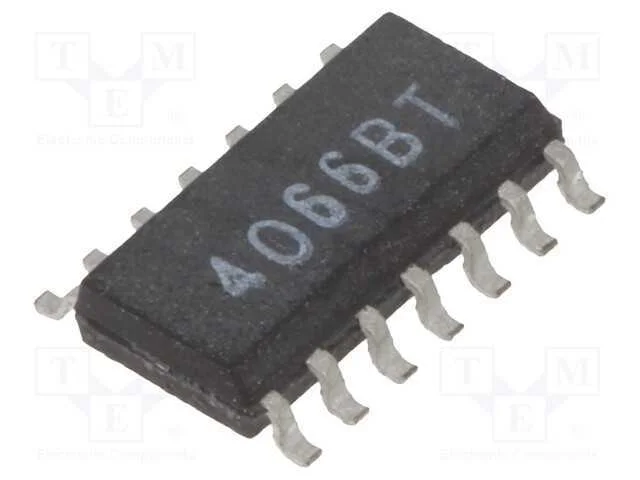 Ic: Digital; Interruptor; Ch: 4; So14; 3÷18vdc; 30ua; Cmos