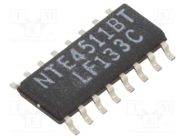 Ic: Digital; Ch: 1; In: 4; Cmos; Smd; So16; 3&divide;10vdc; -55&divide;125&deg;c; 600ua