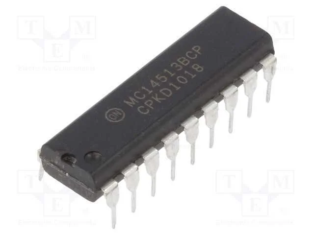 Ic: Digital; Ch: 1; In: 4; Cmos; Tht; Dip18; 3&divide;10vdc; -55&divide;125&deg;c; 600ua
