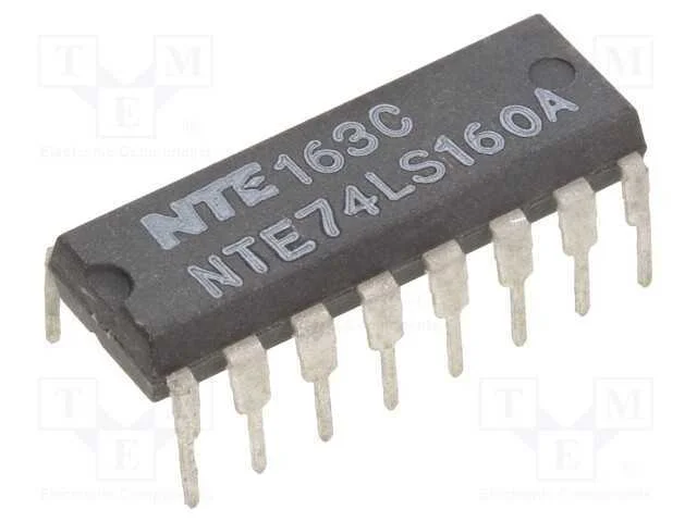 Ic: Digital; 4bit,Contador Ded&eacute;cadas,Sincronizado; Ttl; Tht
