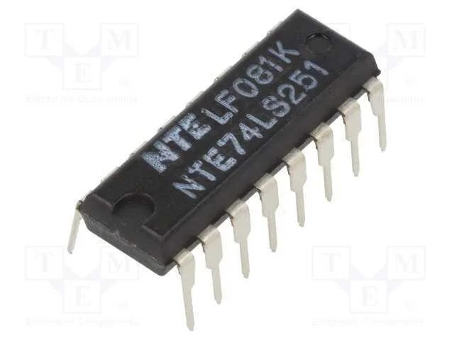 Ic: Digital; Multiplexor,Seletor de Dados; Dip16; Out: 3 Estados