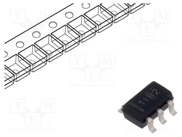 IC: amplificador operacional, 5,5MHz, Ch: 1, SOT2.