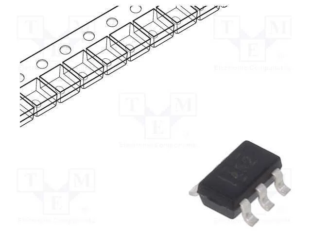 IC: amplificador operacional, 150MHz, Ch: 1, SOT2.