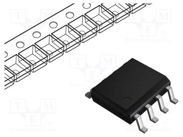 IC: amplificador operacional, 5,5MHz, Ch: 1, SO8,.