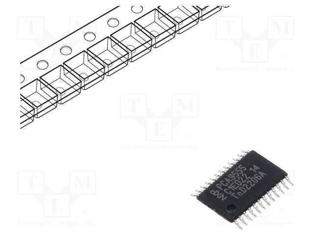 IC: interface, extens&atilde;o I/O, 2,3&divide;5,5VDC, I2C,SMBu.