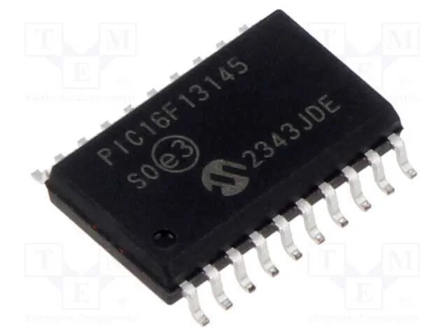 IC: microcontrolador PIC, 32MHz, EUSART,GPIO,I2C,.