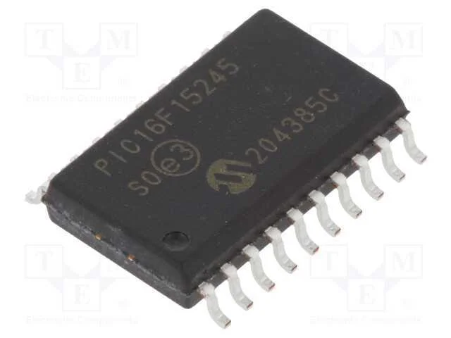 IC: microcontrolador PIC, 14kB, 32MHz, 1,8&divide;5,5VDC.