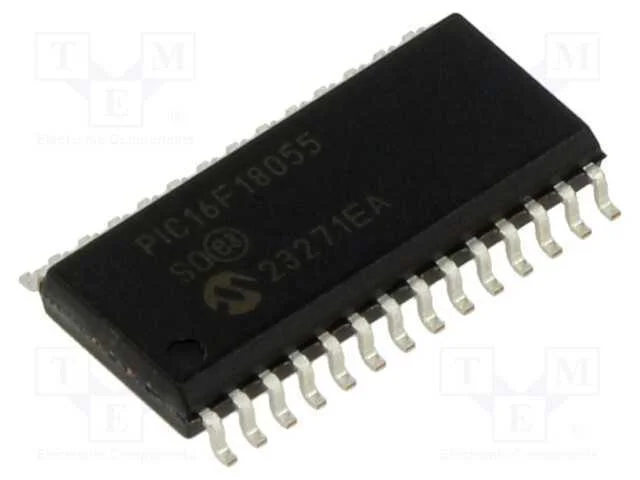 IC: microcontrolador PIC, 14kB, 32MHz, 1,8&divide;5,5VDC.