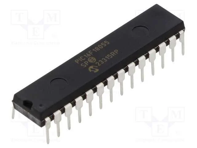 IC: microcontrolador PIC, 14kB, 32MHz, 1,8&divide;5,5VDC.