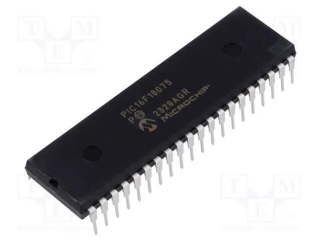 IC: microcontrolador PIC, 14kB, 32MHz, 1,8&divide;5,5VDC.