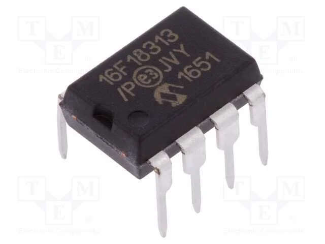 IC: microcontrolador PIC, 3,5kB, 32MHz, 2,3&divide;5,5VD.