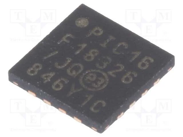 IC: microcontrolador PIC, 26kB, 32MHz, 2,3&divide;5,5VDC.