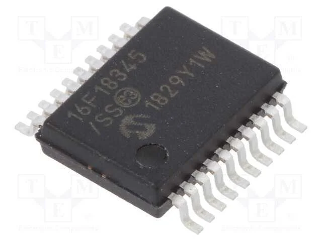 IC: microcontrolador PIC, 14kB, 32MHz, 2,3&divide;5,5VDC.