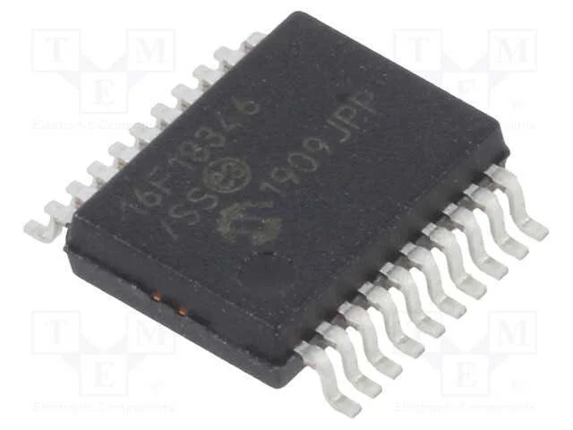 IC: microcontrolador PIC, 28kB, 32MHz, 2,3&divide;5,5VDC.