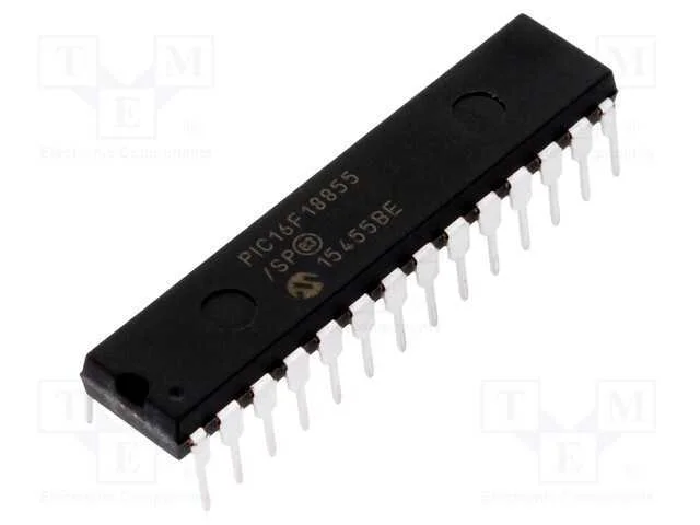 IC: microcontrolador PIC, 14kB, 32MHz, 2,3&divide;5,5VDC.