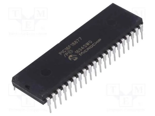 IC: microcontrolador PIC, 56kB, 32MHz, 2,3&divide;5,5VDC.
