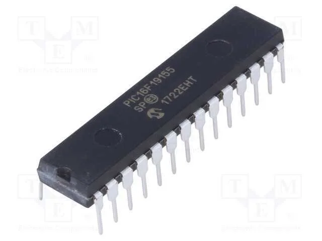 IC: microcontrolador PIC, 14kB, 32MHz, I2C,SPI,UA.