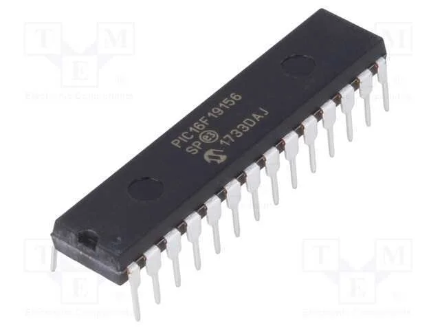IC: microcontrolador PIC, 28kB, 32MHz, I2C,SPI,UA.