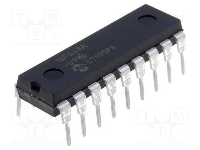 IC: microcontrolador PIC, 7kB, 20MHz, A/E/USART, .