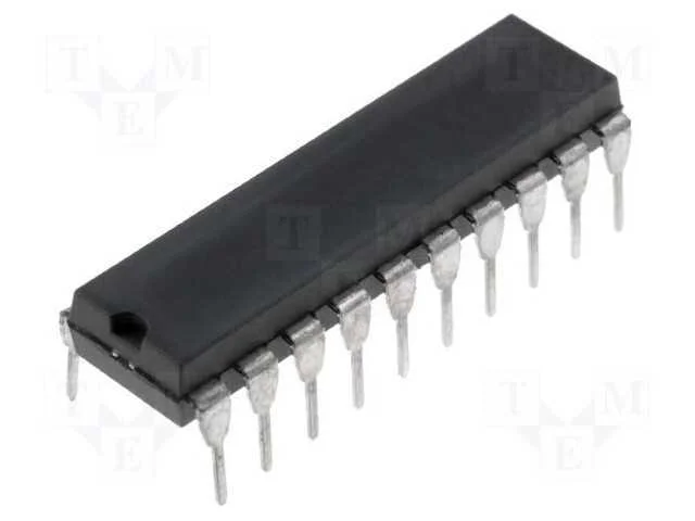 IC: microcontrolador PIC, 3,5kB, 20MHz, ICSP,SSP,.
