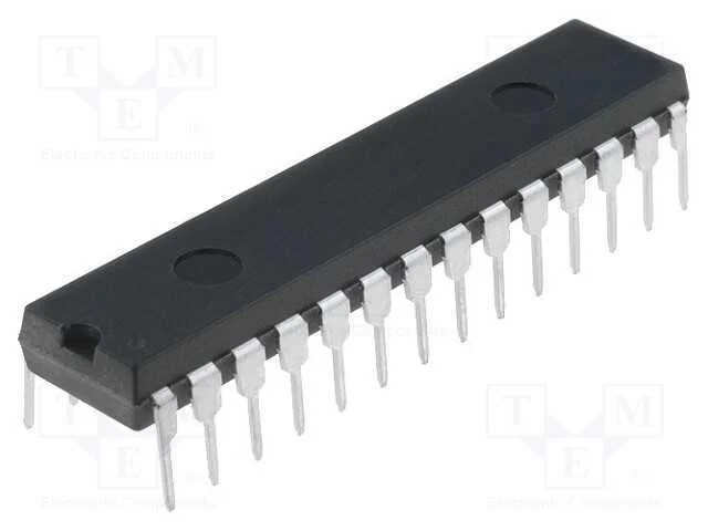 IC: microcontrolador PIC, 7kB, 4MHz, A/E/USART,MS.