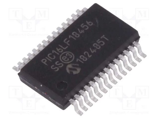 IC: microcontrolador PIC, 28kB, 32MHz, 1,8&divide;3,6VDC.