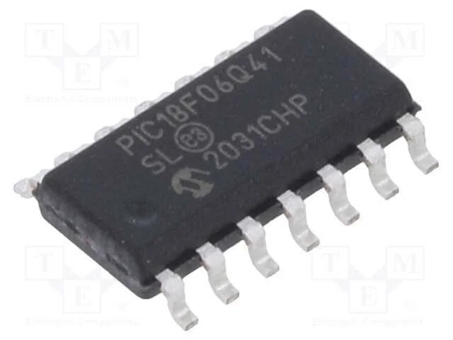 IC: microcontrolador PIC, 64kB, 64MHz, 1,8&divide;5,5VDC.