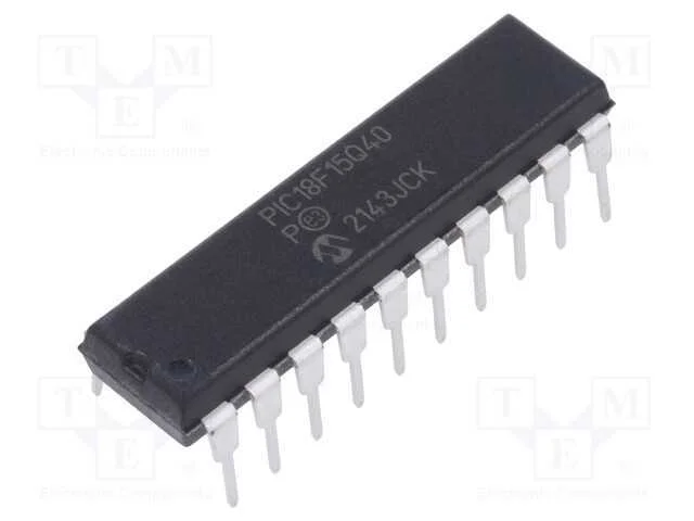 IC: microcontrolador PIC, 32kB, 64MHz, I2C,SPI x2.