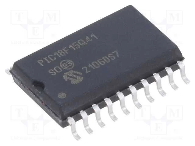 IC: microcontrolador PIC, 32kB, 64MHz, I2C,SPI x2.