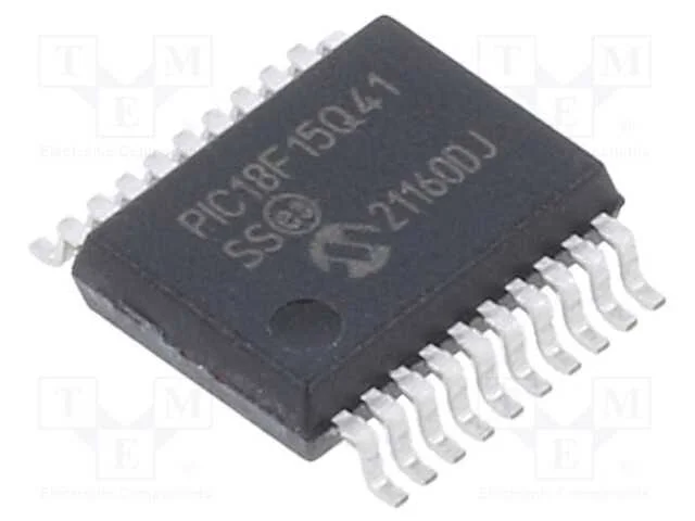 IC: microcontrolador PIC, 32kB, 64MHz, I2C,SPI x2.