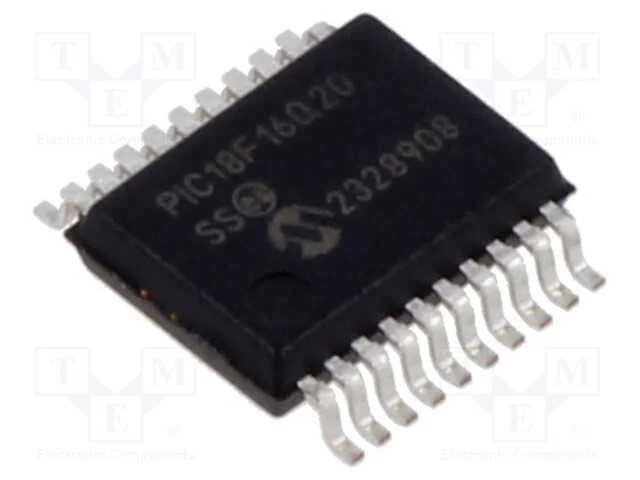 IC: microcontrolador PIC, 64kB, 64MHz, 1,8&divide;5,5VDC.