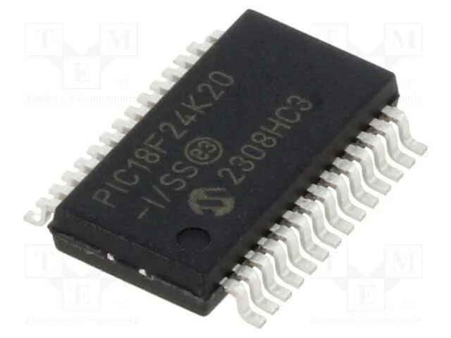 IC: microcontrolador PIC, 64MHz, 1,8&divide;3,6VDC, SMD,.