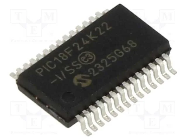 IC: microcontrolador PIC, 64MHz, 2,3&divide;5,5VDC, SMD,.