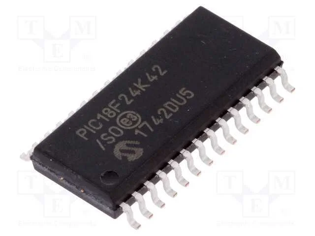 IC: microcontrolador PIC, 16kB, 64MHz, 2,3&divide;5,5VDC.