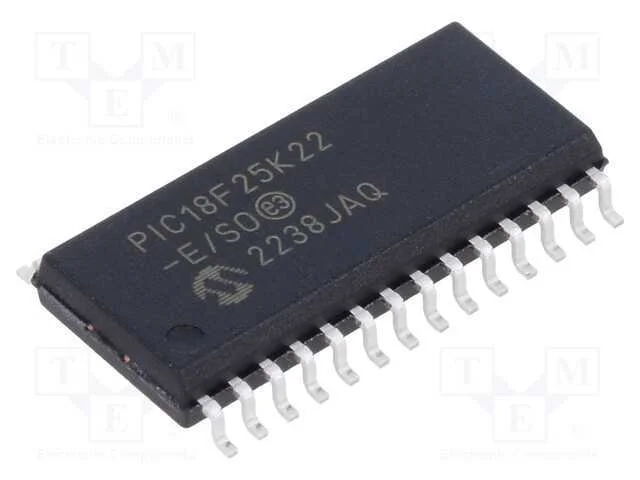 IC: microcontrolador PIC, 64MHz, 2,3&divide;5,5VDC, SMD,.