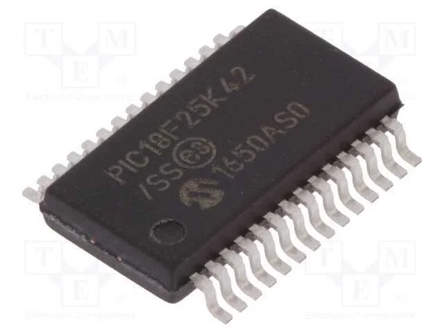 IC: microcontrolador PIC, 32kB, 64MHz, 2,3&divide;5,5VDC.