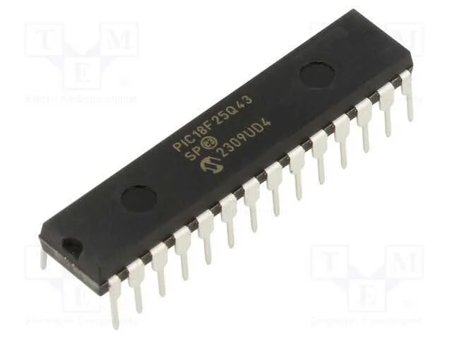 IC: microcontrolador PIC, 64MHz, 1,8&divide;5,5VDC, THT,.
