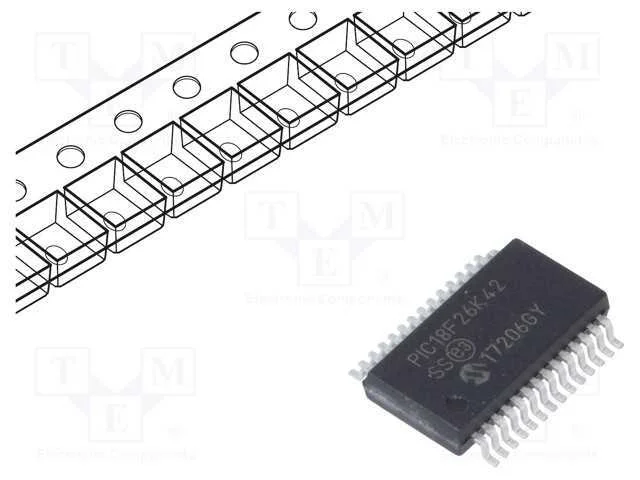 IC: microcontrolador PIC, 64kB, 64MHz, 2,3&divide;5,5VDC.