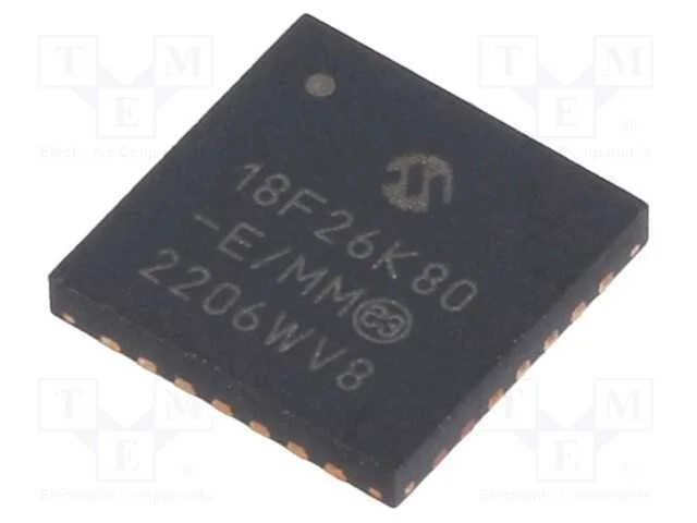 IC: microcontrolador PIC, 64MHz, 1,8&divide;5VDC, SMD, Q.