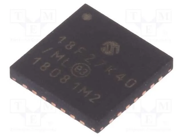 IC: microcontrolador PIC, 128kB, 64MHz, 2,3&divide;5,5VD.