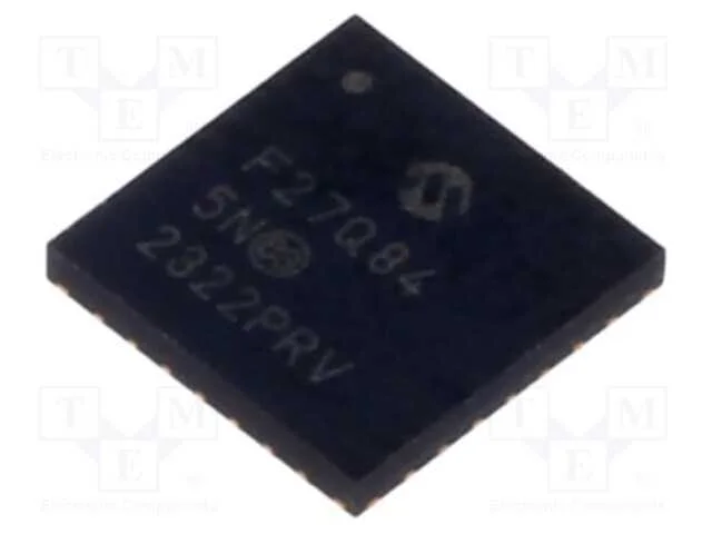 IC: microcontrolador PIC, 64MHz, 1,8&divide;5,5VDC, SMD,.