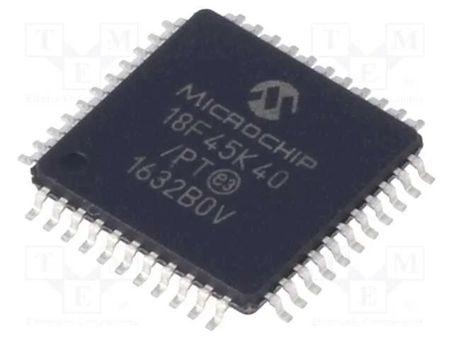 IC: microcontrolador PIC, 32kB, 64MHz, I2C x2,LIN.